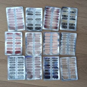 Lily And Fox Glitter Nail Wraps - Set Of 12